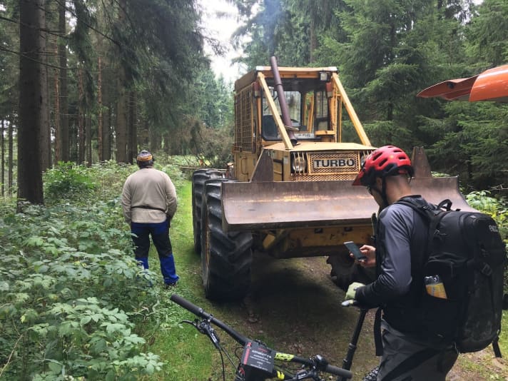   Logging operations regularly create new paths in the forest. The injunction action in this case also related to a path that was cut into the forest by a heavy vehicle.