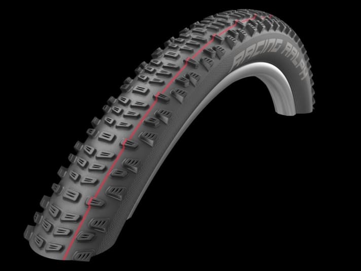   Designed to provide maximum traction on the rear wheel: the new Racing Ralph from Schwalbe for 2018.