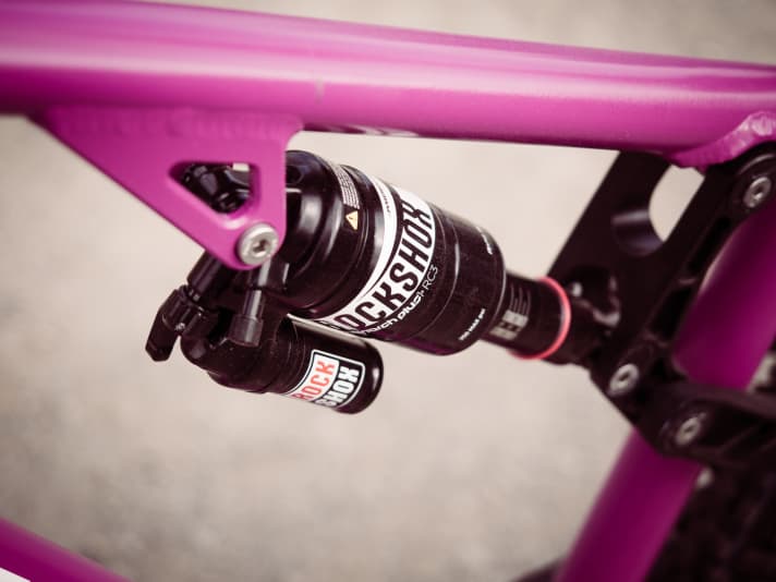   Mitech relies on Rock Shox components for the suspension.