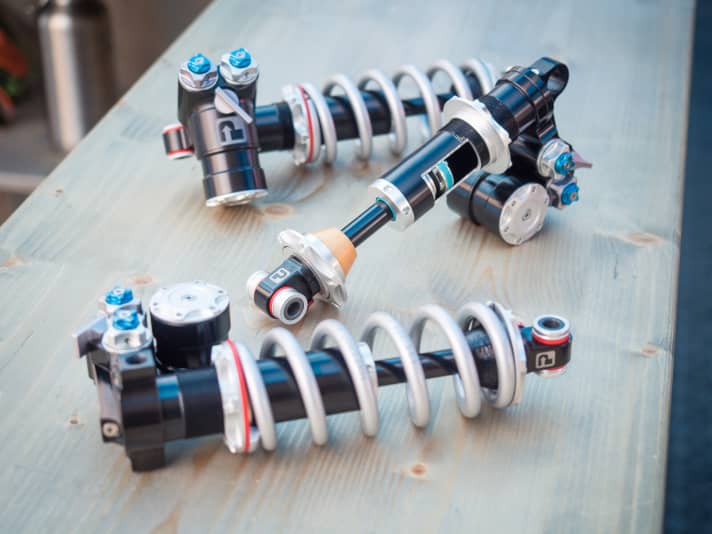   Trunnion- oder Metric-Mount? Der Push Elevensix wird für jedes Bike spezifisch entwickelt.