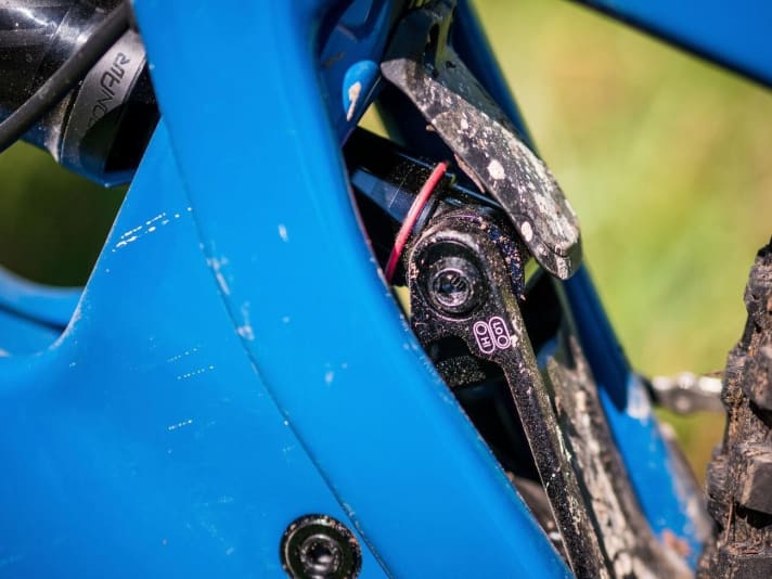   The flip chip on the shock allows the steering angle to vary by 0.3 degrees.