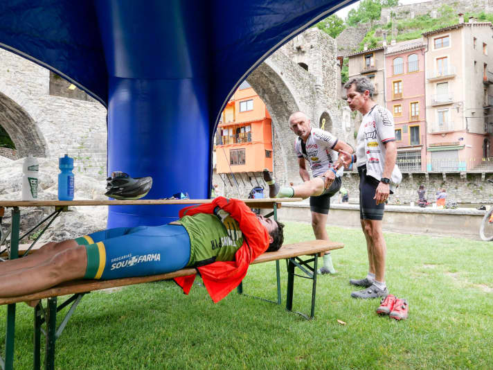   Schon die erste Etappe zeigte den anspruchsvollen Charakter der Transpyr.
