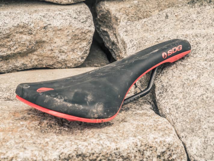   The current version of the Bel-Air is a sporty touring saddle with a slightly curved shape and firm padding.