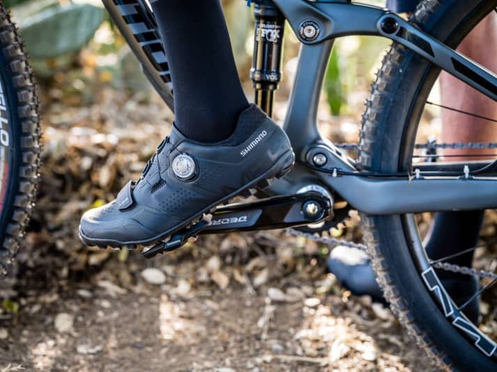   With an offset tongue, the manufacturer promises a particularly comfortable fit for the ME5 version - and thanks to the BOA twist lock, adjustment is also a comfortable affair.