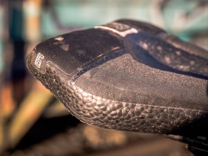   So far it's holding up: We are already testing whether the BASF Infinergy foam and the applied tapes can withstand the stresses of the terrain in the long term.