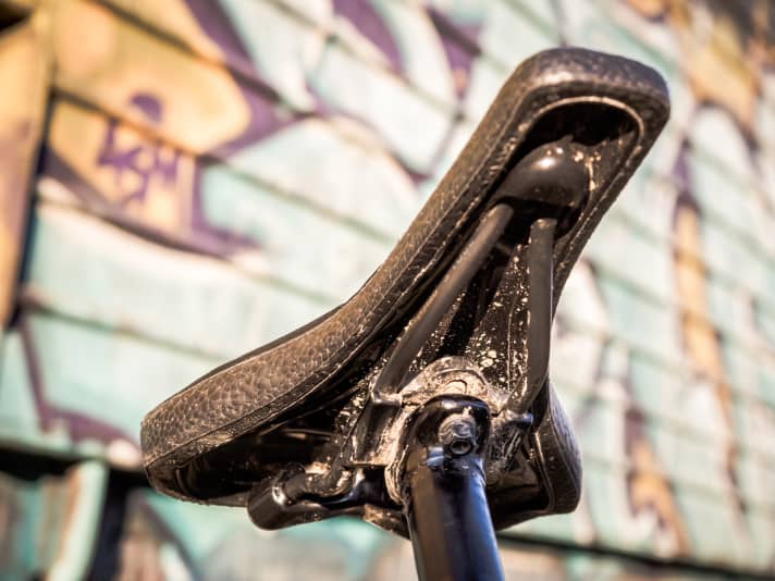   Moulded joint: Apart from the mud, a pretty clean affair.