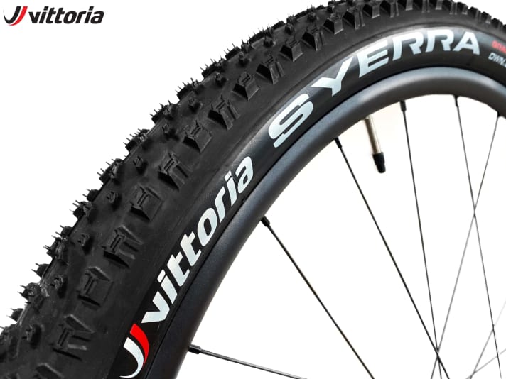   According to the manufacturer, the 29-inch tyre weighs 850 grams in a width of 2.4.