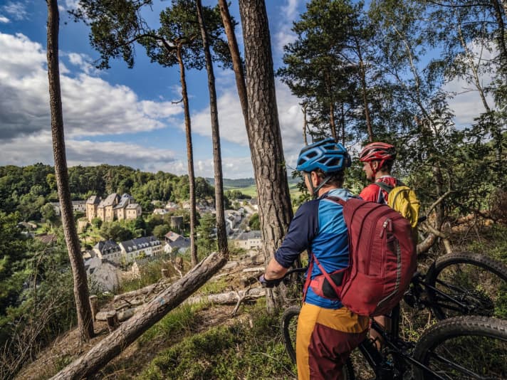   Luxembourg dwarf state with a huge singletrail network: in three stages through a sea of forests.