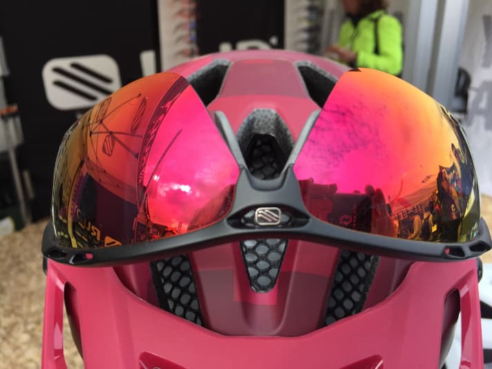   This eyewear model from Rudy Project is enjoying a boom in sales. The reason: they have a reading enhancement in the lower lens area like varifocals.  