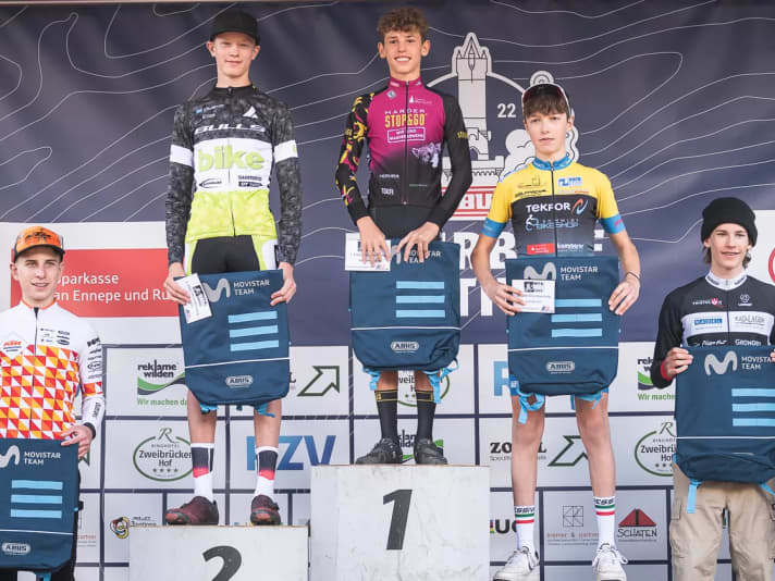 Elias Hückmann takes 2nd place at the German U15 Championships.