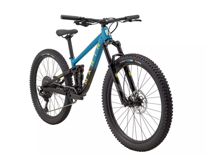 The Rift Zone 26 and Jr is specially designed for young shredders. It offers 130 millimetres of travel at the front and rear.