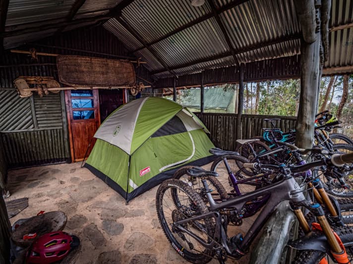There is only one accommodation in the Burera region - on an island in the middle of the lake. 