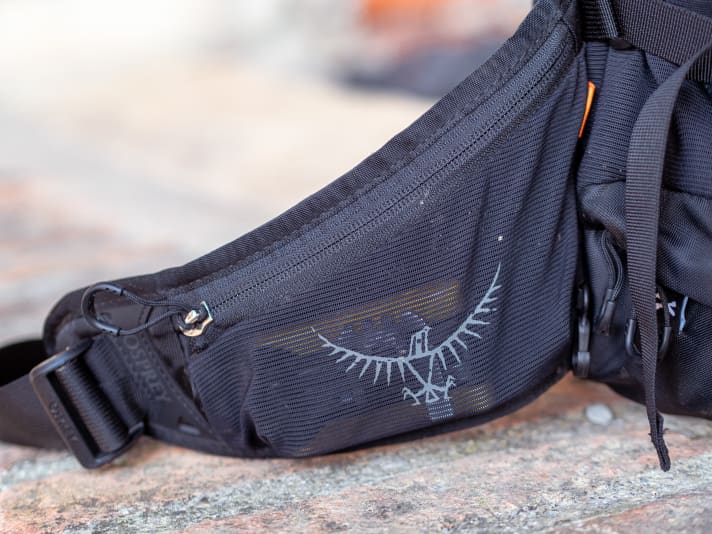 Sufficient space for a mini tool and bar, but not for a smartphone.