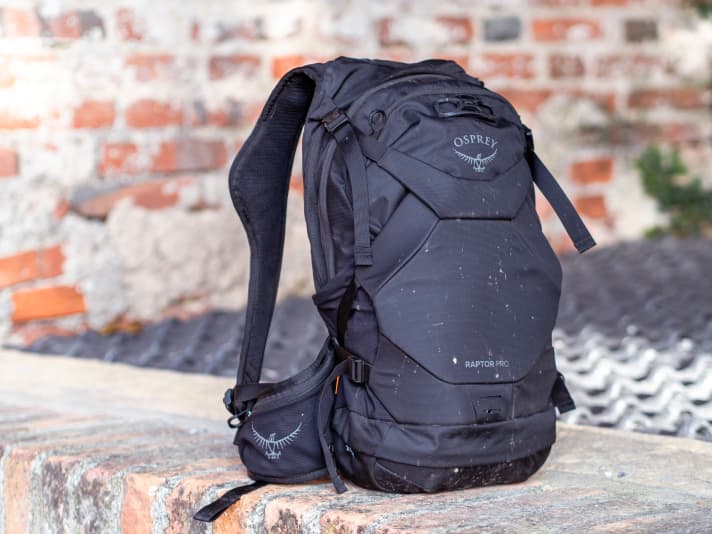 Osprey Raptor Pro der MTB Rucksack mit Ruckenprotektor BIKE