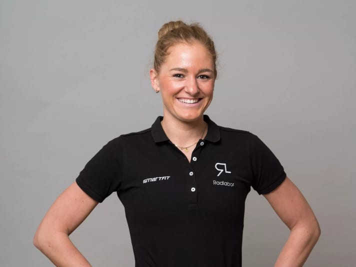 Uli Plaumann, sports scientist in the bike lab