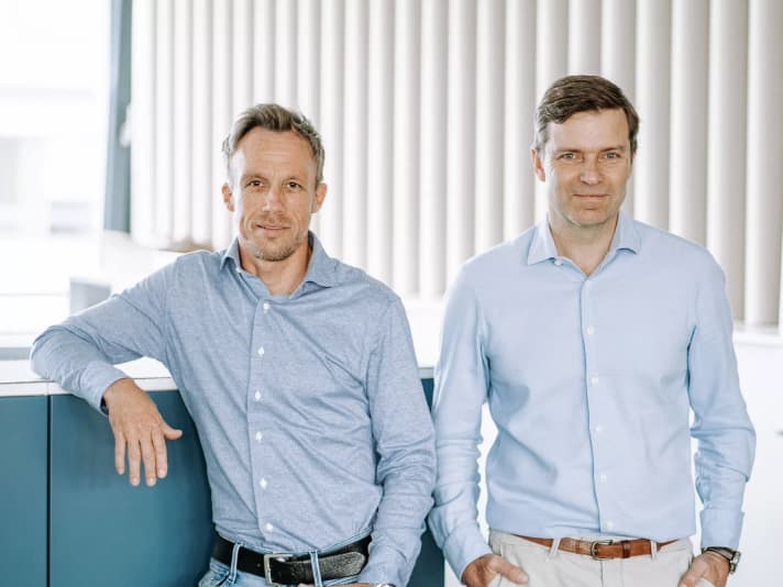 Die Rebike-Gründer Sven Erger (links) und Thomas Bernik