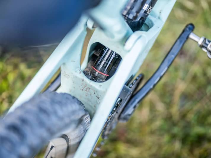 The rear triangle of the Scor 4060 is neat, but also very susceptible to dirt.