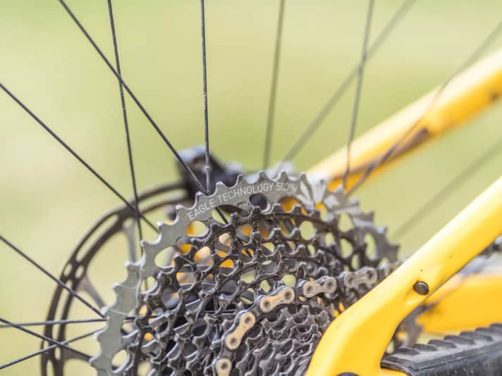 Santa Cruz with Sram XO1/GX Eagle AXS 1 x 12 drivetrain