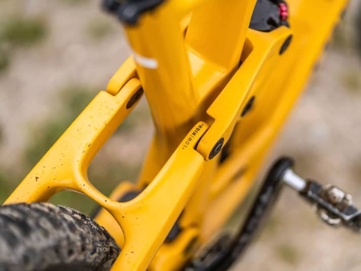  The Mino-Link flip chip allows fine adjustment of the geometry by 0.4 degrees at the steering angle. 