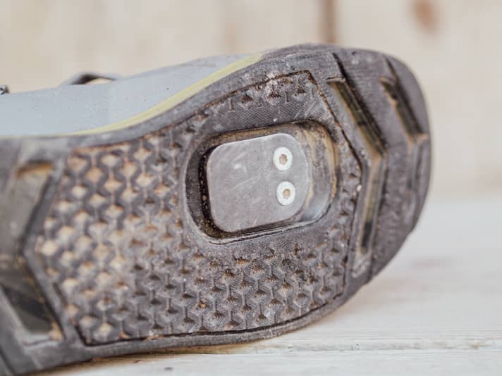 A combination of soft compound in the centre and harder rubber on the outside should ensure grip and durability. 