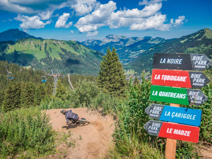 La-Carigole-Trail in Morgins/Schweiz