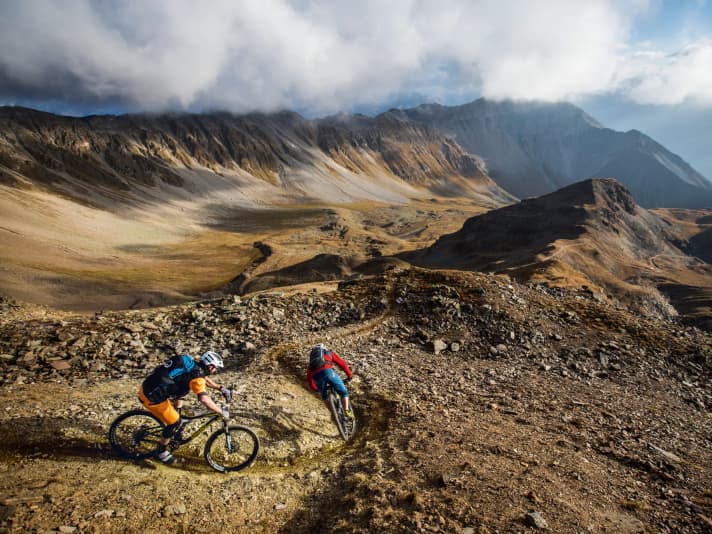 Bike Kingdom Lenzerheide in Graubünden, Schweiz