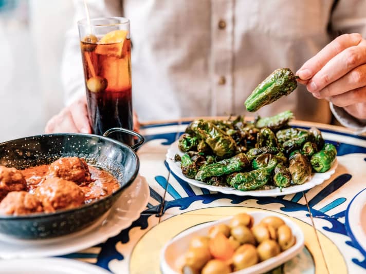 One reason alone for a trip to Barcelona: the many tapas bars.