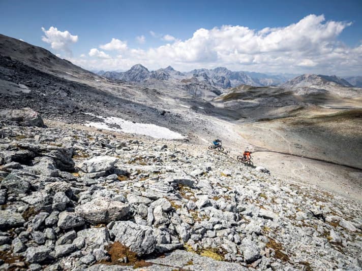 Spoilt for choice: you will find your favourite among the many Transalp routes.