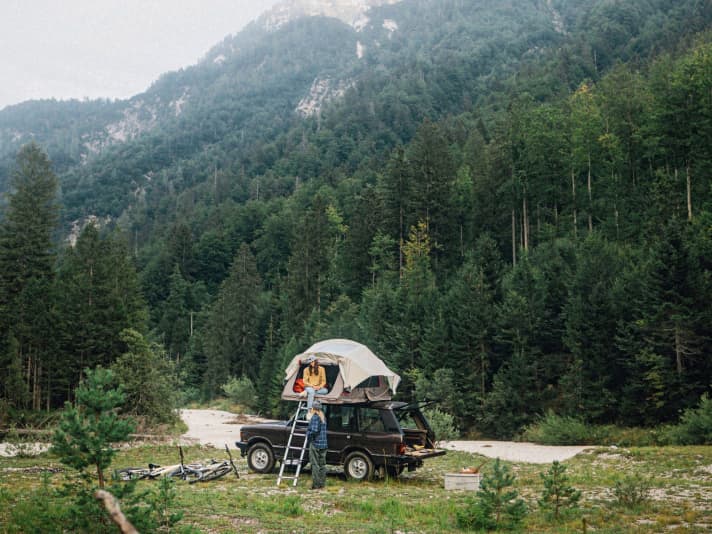 There were no suitable routes for a Transalp tour. The road trip seemed to be the easier solution.