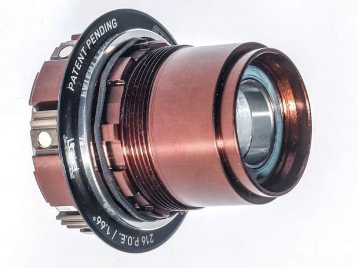 The freehub body in the new Stans M-Pulse wheels.