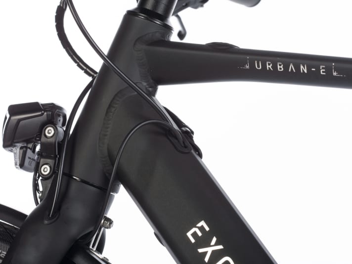 Stably connected: Excelsior head tube with high-oval down tube and differentiated top tube cross-section