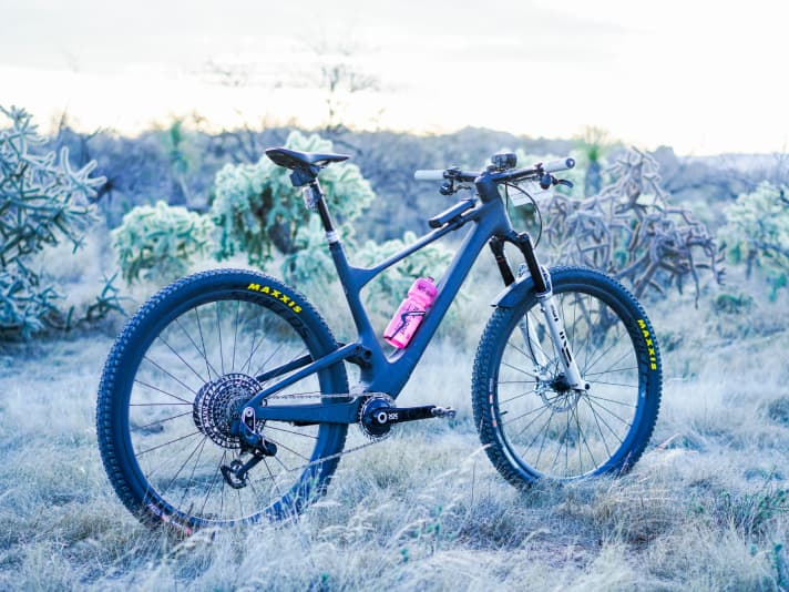 The Scott Spark race bike was the perfect bike to test the Sram XX SL Eagle transmission. After all, the drivetrain was to be mercilessly fed with kilometres.