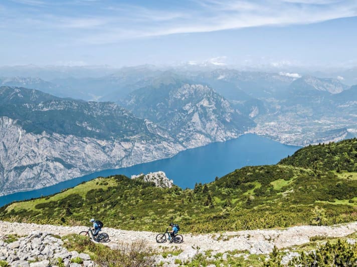 Riva del Garda can also be reached by bus and train