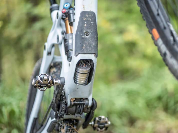 Motor Maxon Bikedrive Air - leider ohne Motorabdeckung, die schnell verloren ging.