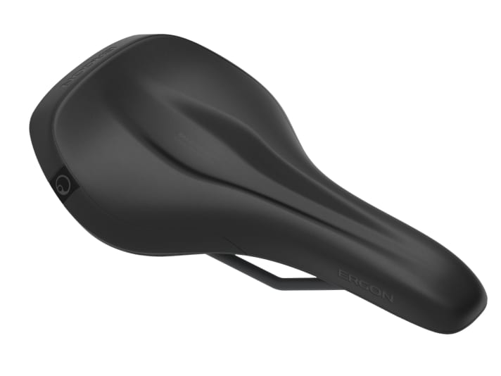 With a core made from BASF's Infinergy material, which is already familiar from some running shoes, Jürgen's new Ergon SM E-Mountain Core is easy on the back. The saddle with a raised rear was specially developed for E-MTBs. At 159.95 euros, it's not exactly cheap, but it is state-of-the-art >> <a href="https://www.awin1.com/cread.php?awinmid=11768&awinaffid=471469&clickref=B+Ergon+SM+E-Mountain+Core&ued=https%3A%2F%2Fwww.rosebikes.de%2Fergon-sm-e-mountain-core-prime-men-sattel-e-mtb-2687788" target="_blank" rel="noopener noreferrer nofollow">available here</a>*.