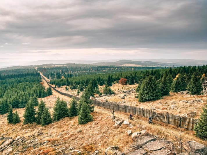 Crossing the Ore Mountains