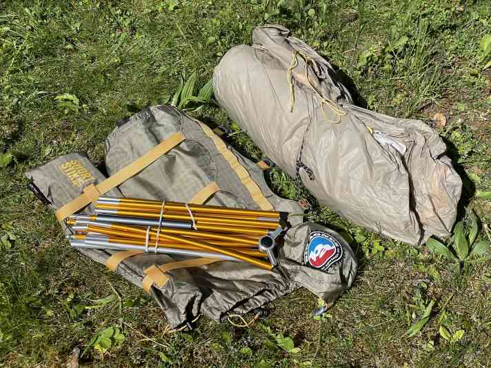 Das alles hing an meinem Lenker... und nur 1300 Gramm schwer!