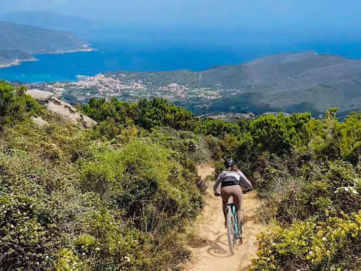  Buca Del Bandito trail on Elba (Italy)