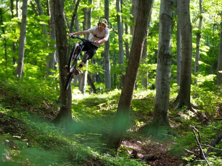 The trails in Graz, the capital of Styria, are also open in winter.