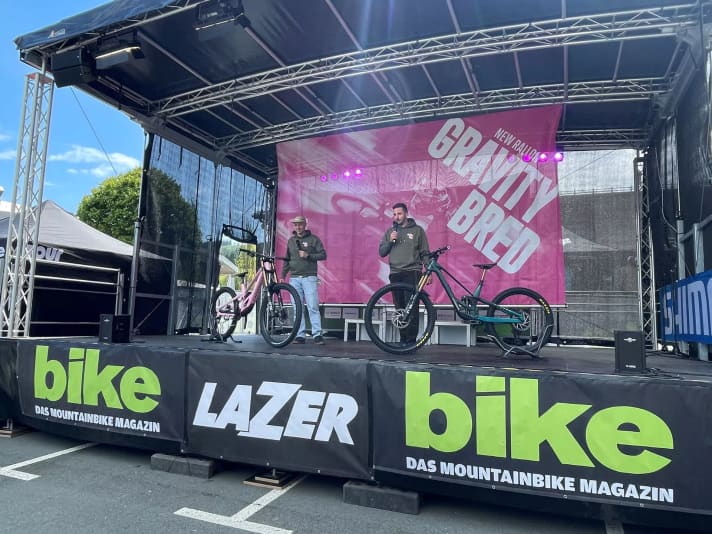 Orbea hat das neue Rallon auf der BIKE Festivalbühne präsentiert.