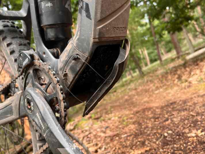 Kofferraum im Unterrohr. “praktisch”, sagt Tester Tim.