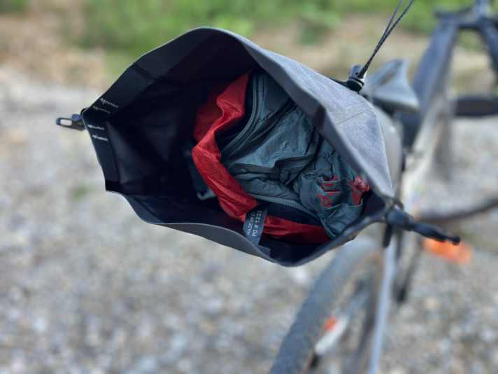 Ich wählte bereits die 7-Liter-Variante, dennoch war der Stauraum ganz schön knapp.