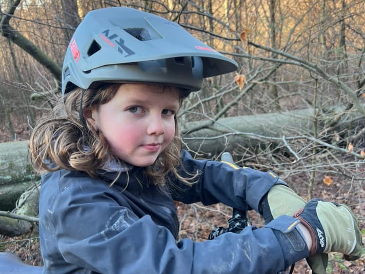 Six-year-old Titus also takes part in the Kids Cup races together with his big brother.