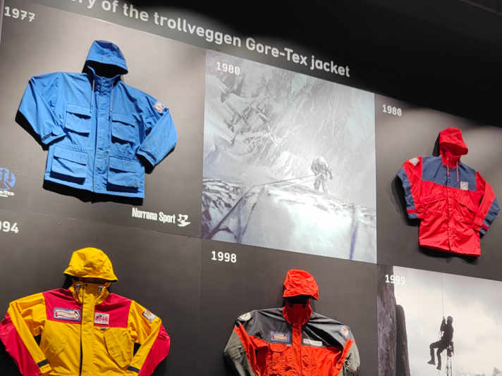 A long way from the first jacket in 1977 to the high performance shells of today.