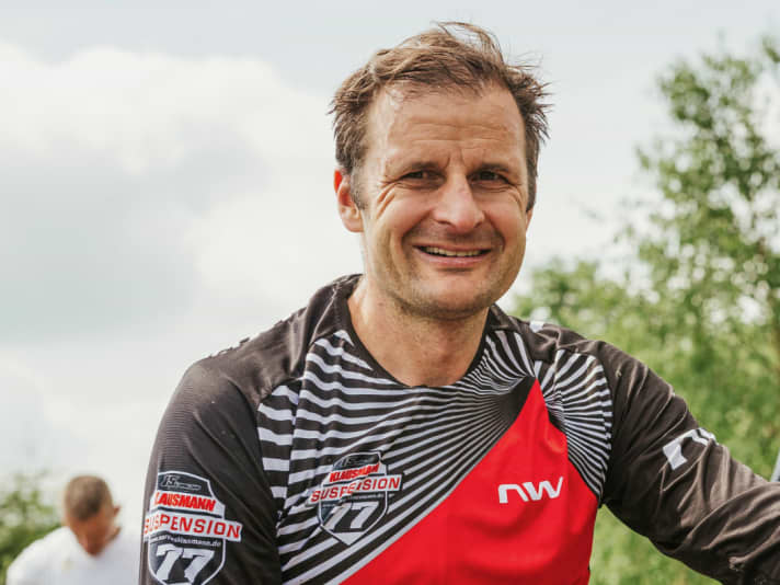Marcus Klausmann, Germany's most successful MTB pro, multiple downhill world champion.