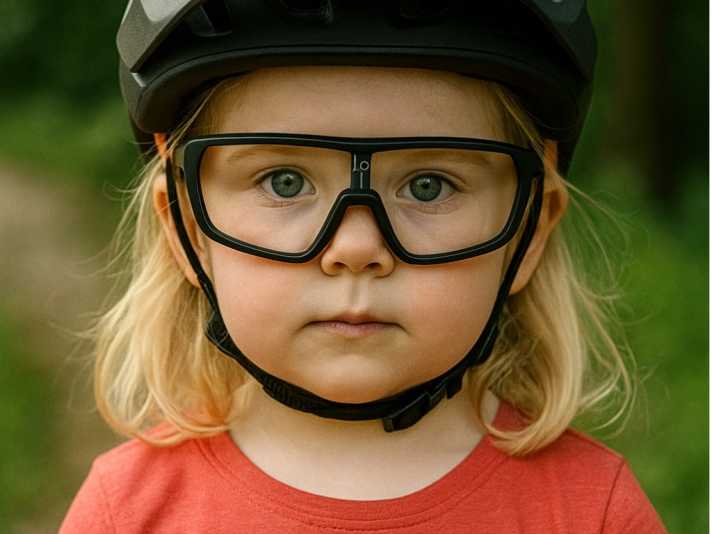 The new Kommit T-Vision children's glasses for kids from kindergarten age.