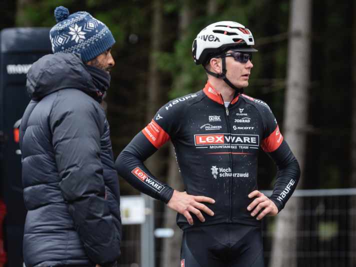 World Cup Nove Mesto Streckenbesichtigung Georg Egger.