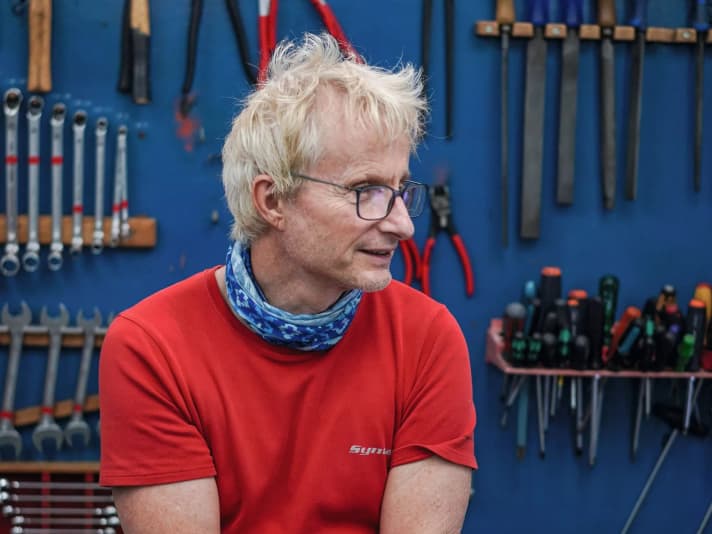 Inventor of the K.I.S. steering system and Syntace Managing Director, Jo Klieber