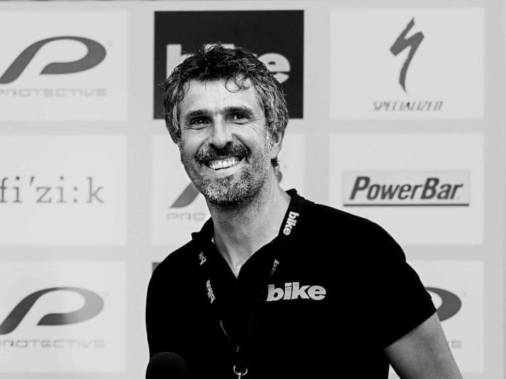 Marc Schneider, route manager of the BIKE Transalp