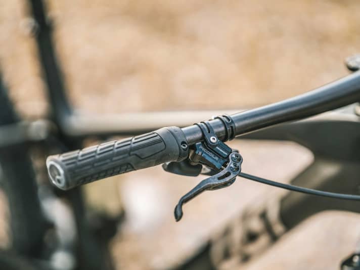 It doesn't get any better than this: With the Piccola from Trickstuff, Last has installed what is probably the best brake on the market. Just like the other components, it drives up the price.